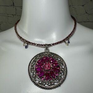 Handmade beaded necklace